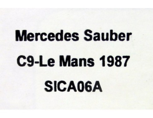 MERCEDES SAUBER C9 LE MANS 1987 REF.SICA06A SLOT.IT