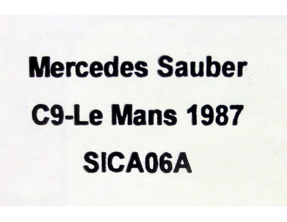 MERCEDES SAUBER C9 LE MANS 1987 REF.SICA06A SLOT.IT