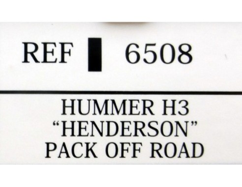 HUMMER H3 HENDERSON PACK OFF ROAD REF.6508 TECNITOYS