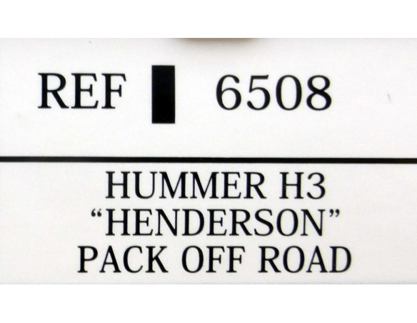 HUMMER H3 HENDERSON PACK OFF ROAD REF.6508 TECNITOYS