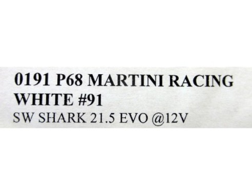 FORD P 68 MARTINI RACING WHITE Nº91 REF.0191 NSR