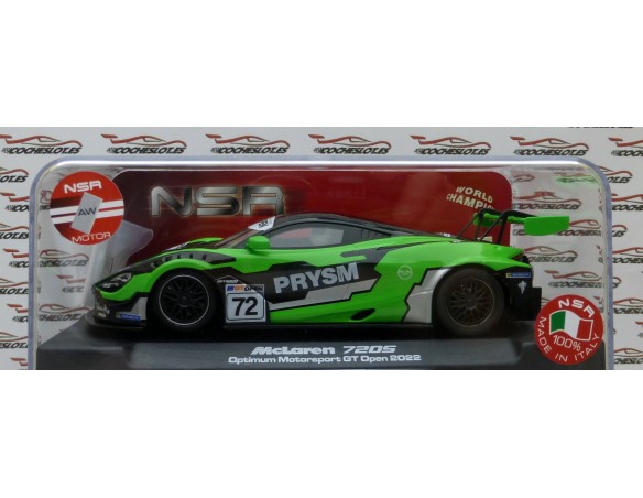 MC LAREN 720 GT3 OPTIMUM MOTORSPORT GREEN Nº72 GT OPEN 2020 REF.0286 NSR