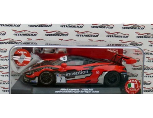 MCLAREN 720 GT3 OPTIMUM MOTORSPORT RED Nº7 GT OPEN 2020 REF.0285 NSR