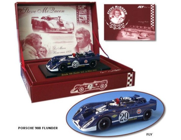 PORSCHE 908 THUNDER STEVE MCQUEEN CAJA ROJA FLY CLASSIC  REF. SM2 FLY