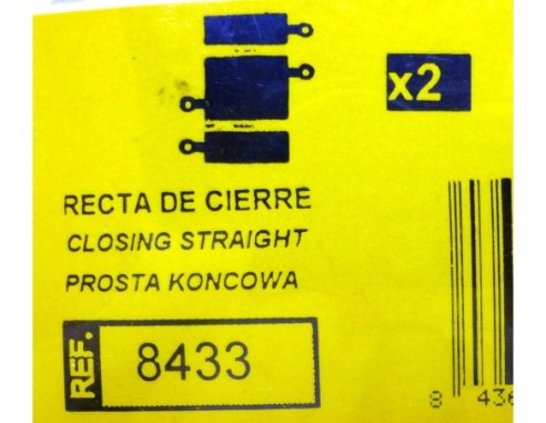 RECTA CIERRE REF.8433 TECNITOYS