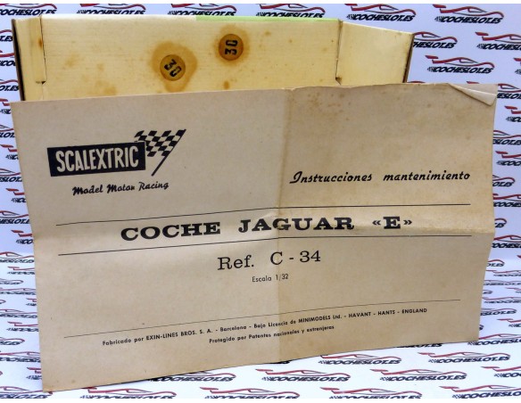 JAGUAR TYPE E VERDE CON CAJA REF.C34 EXIN