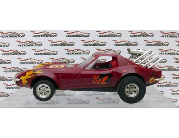 CHEVROLET CORVETTE 1975 ROJO OSCURO REF.4050 EXIN