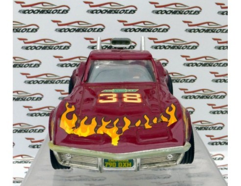 CHEVROLET CORVETTE 1975 ROJO OSCURO REF.4050 EXIN