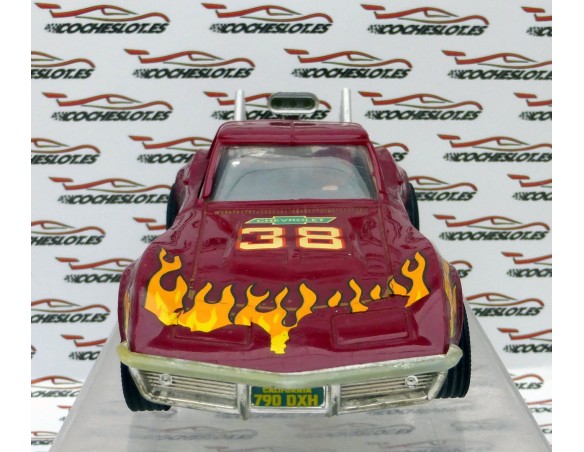 CHEVROLET CORVETTE 1975 ROJO OSCURO REF.4050 EXIN