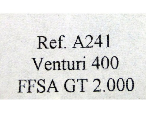 VENTURI 400 FFSA GT 2000 VERDE RAYA AMARILLA Nº65 REF.A241 FLY
