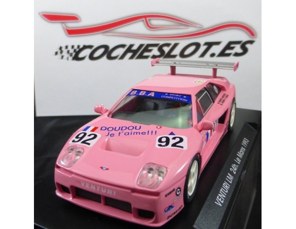 VENTURI 600 SLM Rosa LE MANS 1993 - Nº 92 REF.A19 FLY