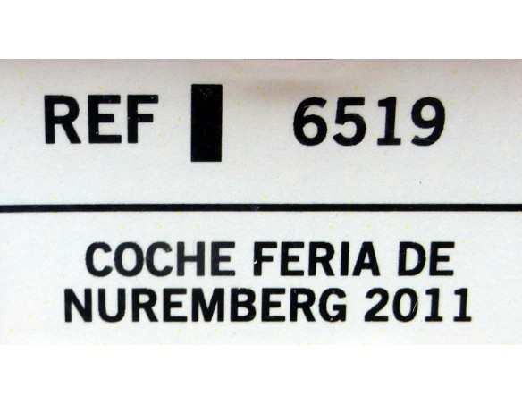 COCHE FERIA DE NUREMBERG 2011 REF.6519 TECNITOYS