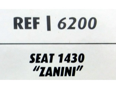 SEAT 1430 ZANINI REF.6200 TECNITOYS