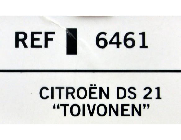 CITROEN DS 21 TOIVONEN REF.6461 TECNITOYS