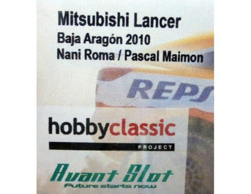 MITSUBISHI LANCER BAJA ARAGON 2010 AVANT SLOT/HOBBY CLASSIC