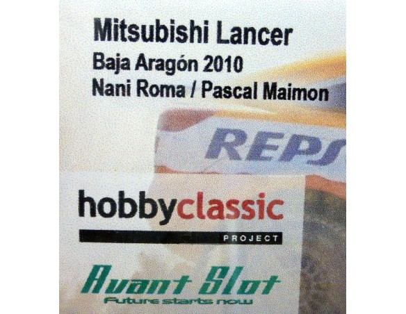 MITSUBISHI LANCER BAJA ARAGON 2010 AVANT SLOT/HOBBY CLASSIC