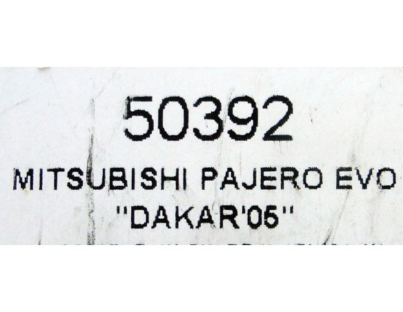 MITSUBUSHI PAJERO EVO DAKAR 05 REF.50392 NINCO