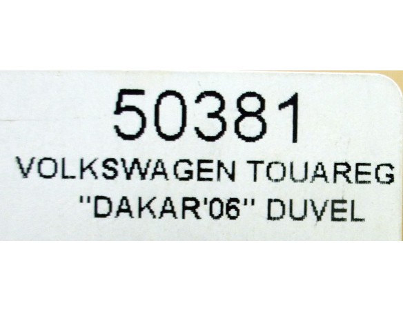 VOLSKWAGEN TOUAREG “ DUVEL “ DAKAR 2006 REF.50381 NINCO