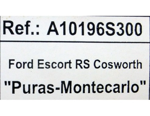 FORD ESCORT RS COSWORTH PURAS-MONTECARLO REF.A10196S300 EDUCA