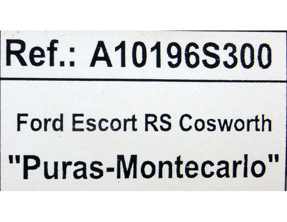 FORD ESCORT RS COSWORTH PURAS-MONTECARLO REF.A10196S300 EDUCA