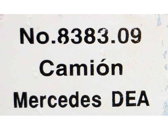 CAMION MERCEDES DEA REF.8383.09 TYCO
