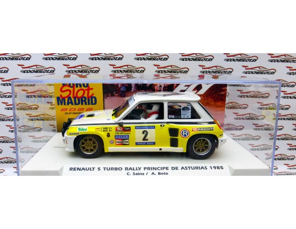 RENAULT 5 TURBO RALLY PRINCIPE DE ASTURIAS 1985 FOROSLOT NOVIEMBRE 2022 REF.E2051 FLY