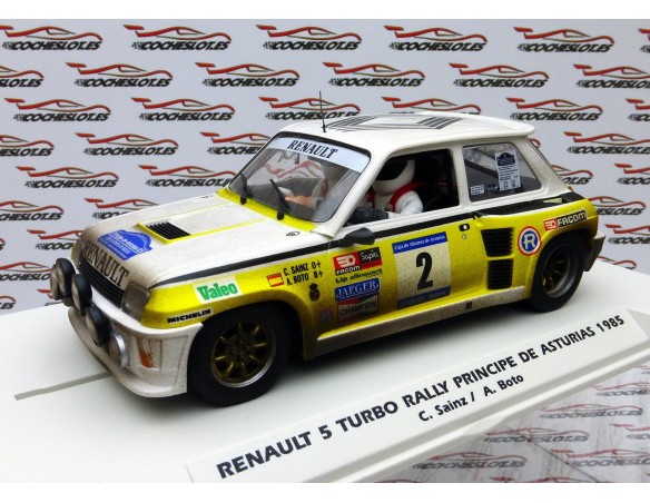 RENAULT 5 TURBO RALLY PRINCIPE DE ASTURIAS 1985 SUCIO FOROSLOT NOVIEMBRE 2022 REF.E2051AR FLY