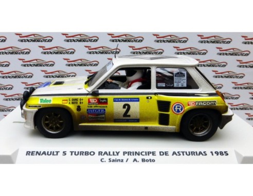 RENAULT 5 TURBO RALLY PRINCIPE DE ASTURIAS 1985 SUCIO FOROSLOT NOVIEMBRE 2022 REF.E2051AR FLY
