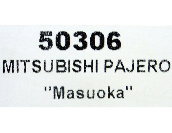 MITSUBISHI PAJERO MARVOKA REF.50306 NINCO