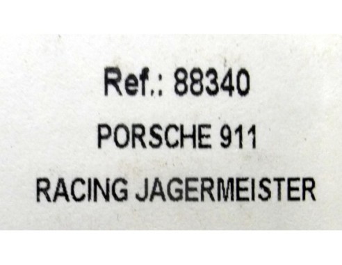 PORSCHE 911 RACING JAGERMEISTER REF.88340 FLY