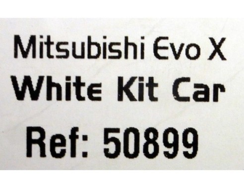 MITSUBISHI EVO X WHITE KIT CAR REF.50899 AVANT SLOT