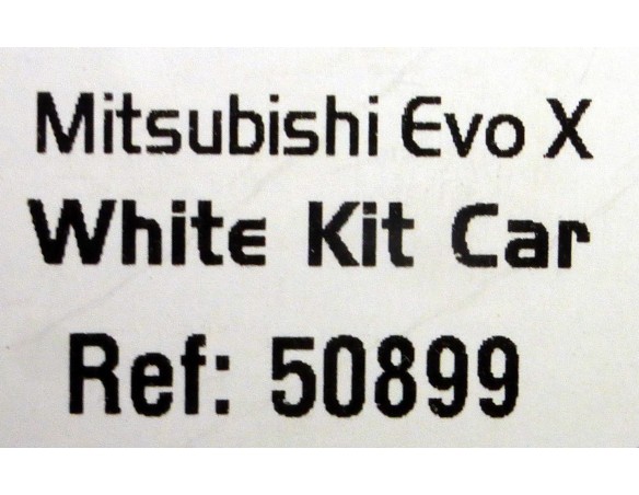 MITSUBISHI EVO X WHITE KIT CAR REF.50899 AVANT SLOT