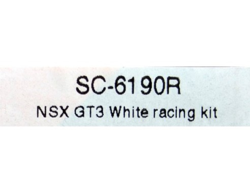 NSX GT3 WHITE RACING KIT REF. SC6190R SCALEAUTO