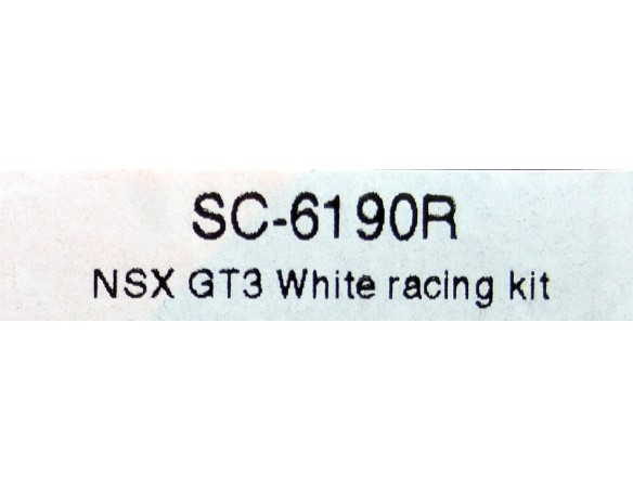 NSX GT3 WHITE RACING KIT REF. SC6190R SCALEAUTO