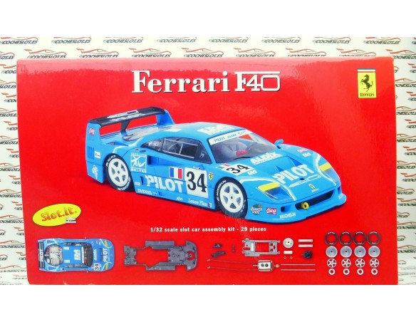 FERRARI F40 LM 1995 Nº34 REF.KF02D SLOT.IT