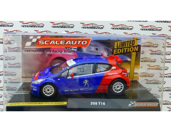 PEUGEOT 208 T16  RALLY PORTUGAL 2017 (TEST) SAINZ ED.LMTD REF.SC6215 SCALEAUTO