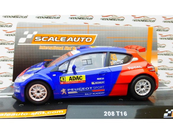 PEUGEOT 208 T16 DEUTCHLAND RALLY 2016 Nº43 REF.SC6216 SCALEAUTO