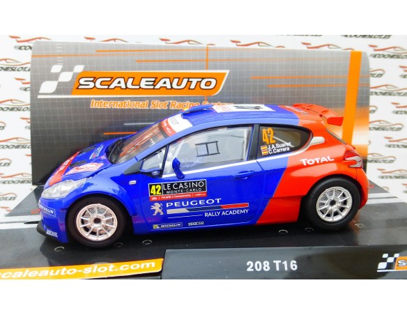 PEUGEOT 208 T16 MONTECARLO 2016 Nº42 REF.SC6214 SCALEAUTO