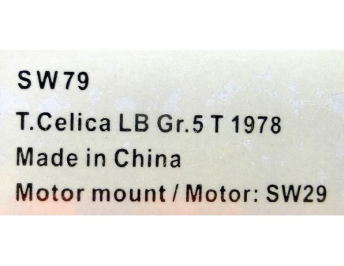 TOYOTA CELICA LB Gr.5 T 1978 REF.SW79 SIDEWAYS