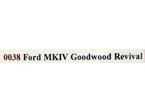 FORD MKIV GOODWOOD REVIVAL REF.0038 NSR