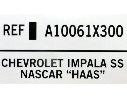 CHEVROLET IMPALA SS NASCAR HAAS REF.A10061X300 EDUCA