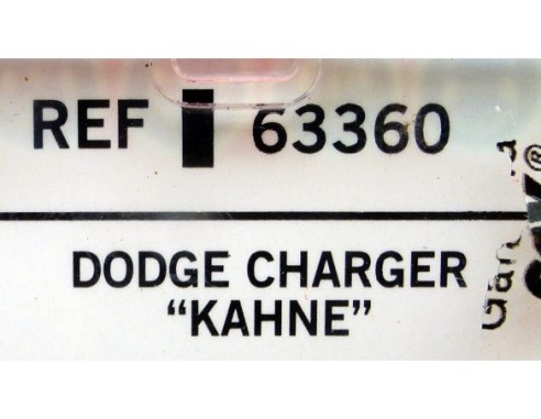 DODGE CHARGER KAHNE REF.63360 TECNITOYS