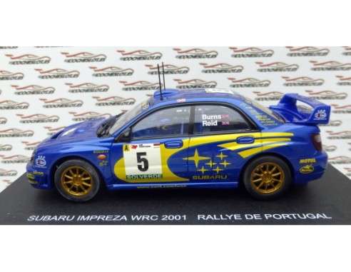 SUBARU IMPREZA WRC 2001 Nº5 RALLY PORTUGAL REF.13001 AUTOART