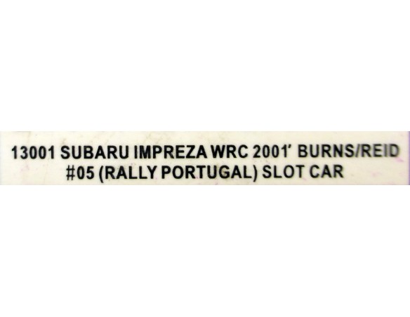 SUBARU IMPREZA WRC 2001 Nº5 RALLY PORTUGAL REF.13001 AUTOART