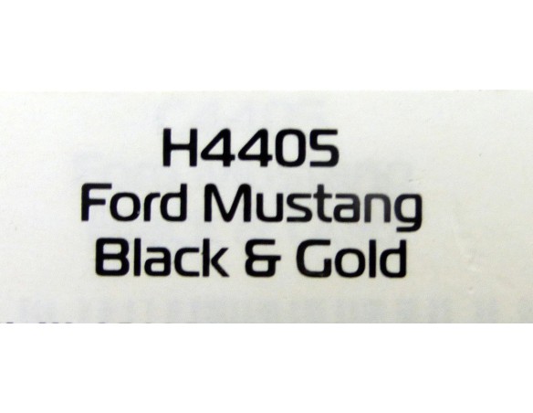 FORD MUSTANG BLACK AND GOLD REF.H4405 SUPERSLOT