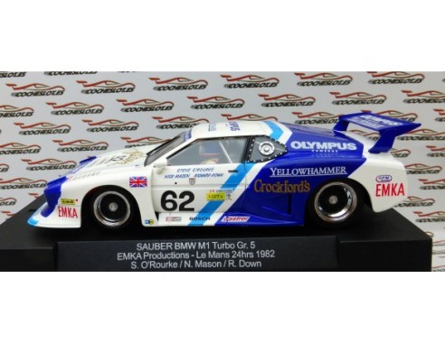 SAUBER BMW M1 TURBO OLIMPUS GR5 REF. SW27 SIDEWAYS