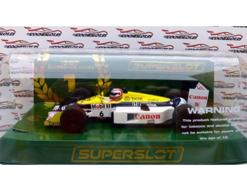 WILLIAMS FW 11B 1987 WORLD CHAMPION REF.H4309 SUPERSLOT