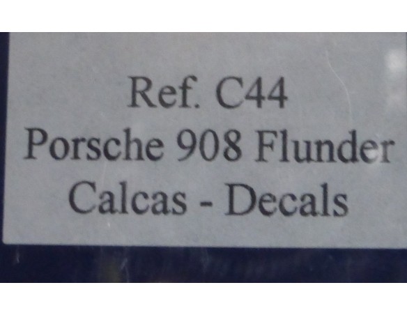 PORSCHE 908 FLUNDER CALCAS DECALS AMARILLO REF.C44 FLY