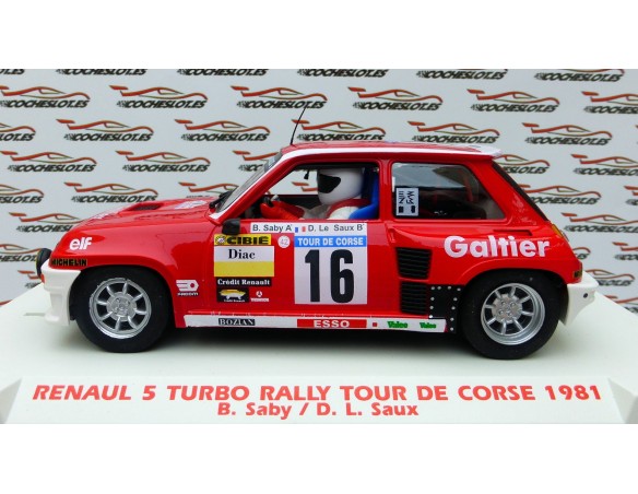 RENAULT 5 GALTIER TOUR DE CORSE 1981 B.SABY LIMPIO REF.E2059 FLY