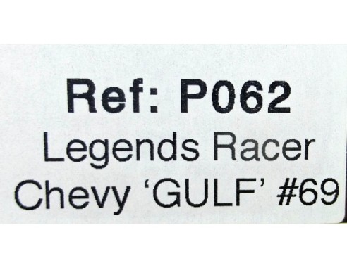 CHEVY GULF LEGENS RACER REF.P062 PIONEER